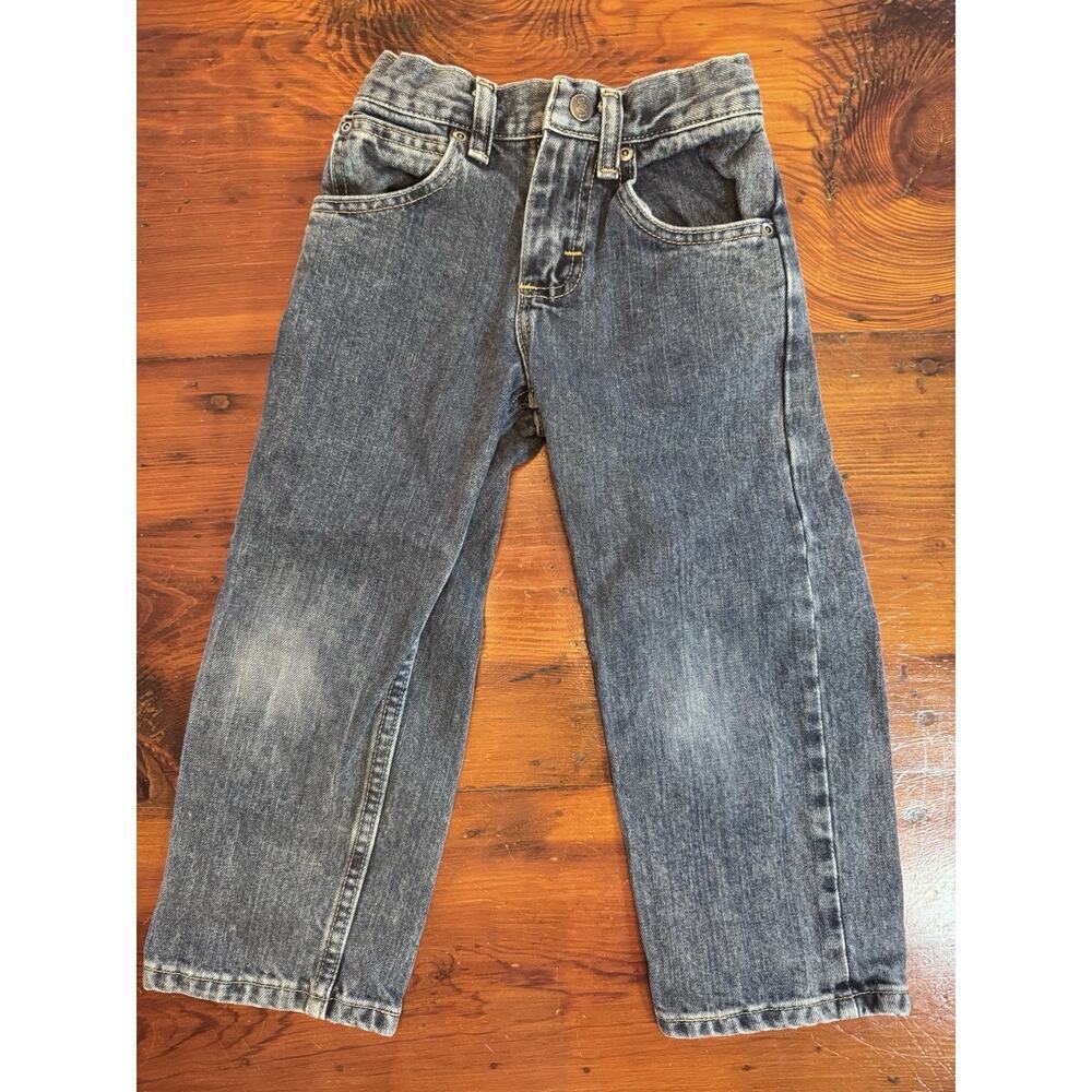 Vintage Lee Premium Toddler Boy Jeans Size 4 Internal Adjustable Waistband